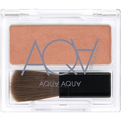 AQUA・AQUA（アクア・アクア） オーガニックプレストチーク 01 アプリコットオレンジ