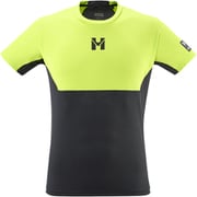トリロジー スカイ Tシャツ ショートスリーブ MIV9728 NOIR/ACID GREEN N6219 XSサイズ(日本：Sサイズ) [ランニングウェア シャツ メンズ]
