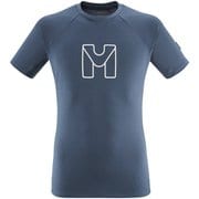 トリロジー デルタ ショートスリーブ TRILOGY DELTA TS SS M MIV10126 DARK DENIM N0395 Mサイズ(日本：Lサイズ) [アウトドア カットソー メンズ]