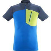 モルフォ ジップ ショートスリーブ MORPHO ZIP SS M MIV9852 SKY DIVER/DARK DENIM N9937 Lサイズ(日本：XLサイズ) [アウトドア カットソー メンズ]