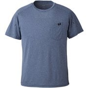 ヘザーメッシュクルー ショートスリーブ HEATHER MESH CREW SS M MIV01767 HEATHER NAVY N6357 XLサイズ(日本：XXLサイズ) [アウトドア カットソー メンズ]