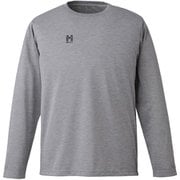 インセクト バリヤー M ロゴ Tシャツ ロング スリーブ INSECT BA M LOGO LS M MIV02068 CHARCOAL HEATHER N6342 Mサイズ(日本：Lサイズ) [アウトドア カットソー メンズ]