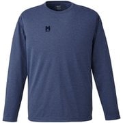 インセクト バリヤー M ロゴ Tシャツ ロング スリーブ INSECT BA M LOGO LS M MIV02068 HEATHER NAVY N6357 Sサイズ(日本：Mサイズ) [アウトドア カットソー メンズ]