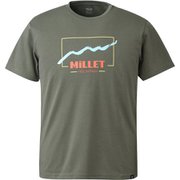 リッジライン Tシャツ ショートスリーブ RIDGELINE TS SS M MIV02071 OLIVE N8781 Lサイズ(日本：XLサイズ) [アウトドア カットソー メンズ]