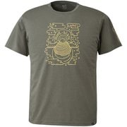 モンブラン Tシャツ ショートスリーブ MONT BLANC TS SS M MIV02073 OLIVE N8781 XSサイズ(日本：Sサイズ) [アウトドア カットソー メンズ]