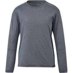 ヘザーメッシュクルーロングスリーブ HEATHER MESH CREW LS W MIV01783 CHARCOAL HEATHER N6342 Mサイズ(日本：Lサイズ) [アウトドア カットソー レディース]