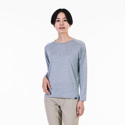 soerte メッシュ切り替えロングスリーブT サイズ3 グレー soerte tシャツ MESH PANEL LONG SLEEVE TEE / メッシュ切り替え