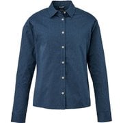 アルピシャツ II ロングスリーブ ARPI SHIRT II LS W MIV02095 SAPHIR N7317 XSサイズ(日本：Sサイズ) [アウトドア シャツ レディース]