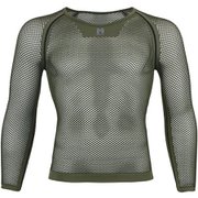 ドライナミック メッシュ 3/4 スリーブ クルー DRYNAMIC MESH 3/4 CREW MIV01356 N8781 OLIVE XXLサイズ [アウトドア アンダーウェア メンズ]