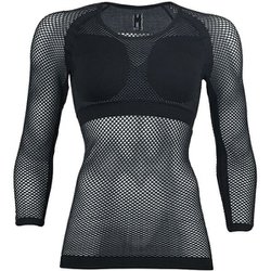 ドライナミック メッシュ 3/4 スリーブ DRYNAMIC MESH 3/4 MIV01358 N0247 BLACK-NOIR SCDサイズ [アウトドア カップ付きウェア レディース]
