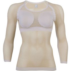 ドライナミック メッシュ 3/4 スリーブ DRYNAMIC MESH 3/4 MIV01358 N7098 LIGHT SAND SABサイズ [アウトドア カップ付きウェア レディース]