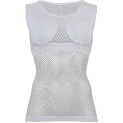 ドライナミック メッシュ タンクトップ DRYNAMIC MESH TANK TOP MIV01278 N2601 LIGHT GREY SABサイズ [アウトドア カップ付きウェア レディース]