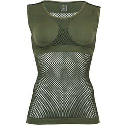 ドライナミック メッシュ タンクトップ DRYNAMIC MESH TANK TOP MIV01278 N8781 OLIVE SABサイズ [アウトドア カップ付きウェア レディース]