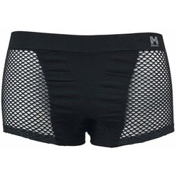 ドライナミック メッシュ アブソーベント ショーツ DRYNAMIC MESH ABSORBENT SHORTS MIV02105 BLACK-NOIR N0247 Mサイズ(日本：Lサイズ) [アウトドア アンダーウェア レディース]