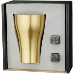 金色のタンブラー 1個＆アイスストーン 2個セット 2707451