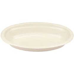 ECO＆BASIC バガス カレー皿 ラミ加工 50入 C-ECO-HM-008