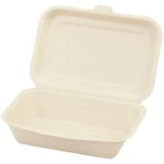 C-ECO-HM-020 [ECO＆BASIC バガス ランチボックス 600ml 50入]