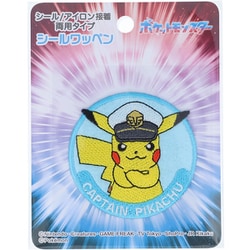 POW004 [ポケットモンスター シールワッペン キャプテンピカチュウ]