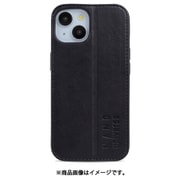 MD754811 [iPhone15/14/13用 ケース レザースタンド BK]