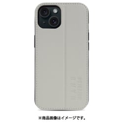 MD754812 [iPhone15/14/13用 ケース レザースタンド LG]