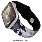 MD754842 [Apple Watch 49/45/44/42mm用 バンド シリコン 迷彩 BK]