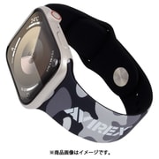 MD754852 [Apple Watch 41/40/38mm 用 バンド シリコン 迷彩 BK]