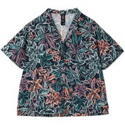 トレイルセンダーショートスリーブ OL0298 406 Dark Zinc Floral Print Sサイズ [アウトドア シャツ レディース]