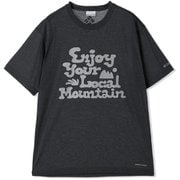 エンジョイマウンテンライフグラフィックショートスリーブTシャツ Enjoy Mountain Life Graphic SS Tee PM0220 031 Charcoal Heather, Enjoy Graphic Sサイズ [アウトドア カットソー メンズ]