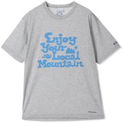 エンジョイマウンテンライフグラフィックショートスリーブTシャツ Enjoy Mountain Life Graphic SS Tee PM0220 040 Columbia Grey Heather, Enjoy Graphic XLサイズ [アウトドア カットソー メンズ]