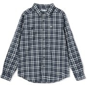 シルバー リッジ UL プレイド L/Sシャツ AE3599 465 Collegiate Navy Multi Plaid Mサイズ [アウトドア シャツ メンズ]