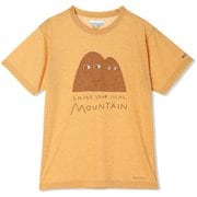 ユースエンジョイマウンテンライフショートスリーブTシャツ Y Enjoy Mountain Life SS Tee PY0171 718 Pilsner Heather Sサイズ [アウトドア トップス 半袖 キッズ]