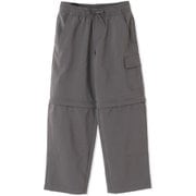 シルバーリッジUコンバーチブルパンツ AB7555 023 City Gray Lサイズ [アウトドア パンツ キッズ]