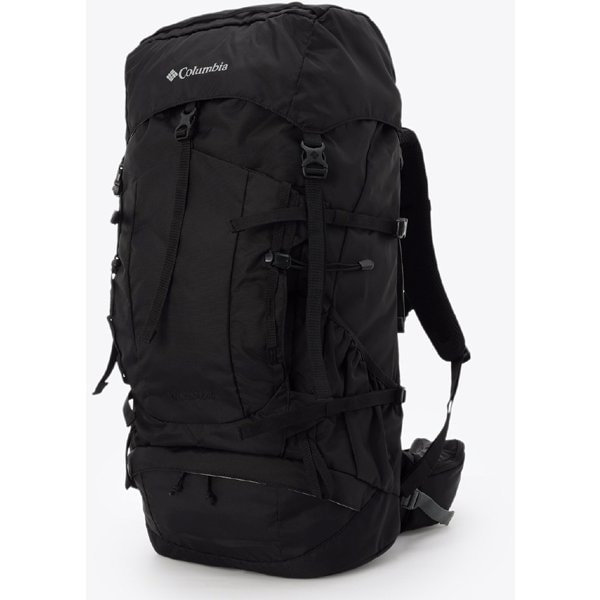 コロンビア Columbiaワイルドウッド45L+5Lバックパック Wildwood 45L+5L Backpack PU8655 010 Black Lサイズ [アウトドア ザック 45+5L]Ω