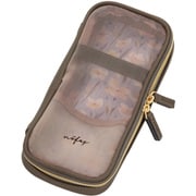 ノフェス ラウンドメッシュペンケース ブラウニッシュグレー NSF1221N