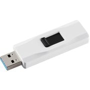USBメモリ 32GB USB3.2(Gen1) USB A スライド式 ストラップホール付 セキュリティ機能対応 ホワイト MF-UYB3032GWH