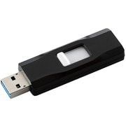 USBメモリ 64GB USB3.2(Gen1) USB A スライド式 ストラップホール付 セキュリティ機能対応 ブラック MF-UYB3064GBK