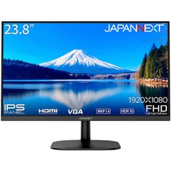 液晶モニター/23.8型/フルHD（1920×1080）/IPSパネル/非光沢/HDR対応/HDMI×1 VGA×1 JN-IPS2382FHDR