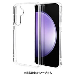 Galaxy S23 FE用 ケース カバー ハイブリッド 耐衝撃吸収 クリア 透明 7821GS23FHPCL