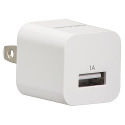 USB AC充電器 タイプAポート1A USB-A×1 ホワイト MAV-AU111N