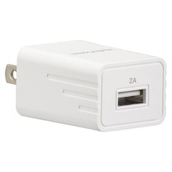 USB AC充電器 タイプAポート2A USB-A×1 ホワイト MAV-AU211N