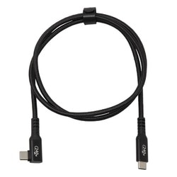 PD240W対応 USB2.0 Type-Cケーブル C横L型 - C 1m U20CC-LM10P24