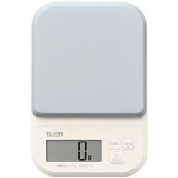 デジタルクッキングスケール 1g単位 表示文字高：20mm 最大計量：2kg ブルー KJ-220-BL