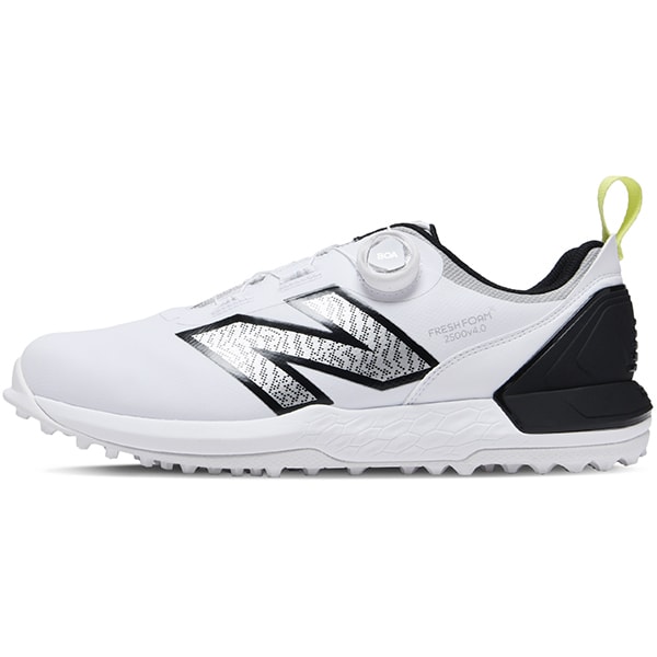 ニューバランス new balanceUGS2500 B 245 [スパイクレスシューズ ユニセックス 24S_FRESH FOAM X 2500 V4 SL BOA（R） B 24.5cm WHITE/BLACK]Ω