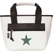 33701450 [24S_CV ONE STAR ROUND BAG WH/GRN]