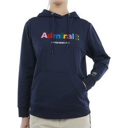 ADLA401 NVY [24S コンパクト スウェットフーディー レディース L ネイビー]