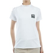 ADLA403 WHT [24S ロゴエンボス モックシャツ レディース M ホワイト]