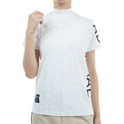 ADLA413 WHT [24S リンクスジャカード モックシャツ レディース L ホワイト]