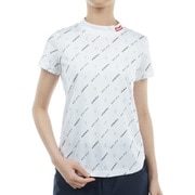 ADLA414 WHT [24S モノグラム モックシャツ レディース L ホワイト]