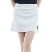 ADLA417 WHT [24S グリッド ストレッチスカート レディース L ホワイト]
