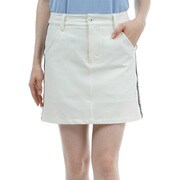 ADLA419 WHT [24S 4WAYツイル スカート レディース M ホワイト]
